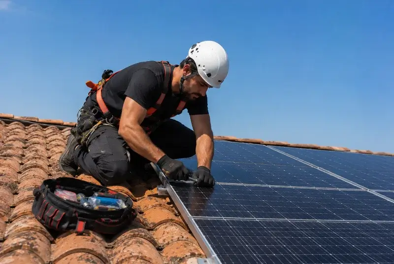 Maintenance et monitoring de panneaux solaires à Soual