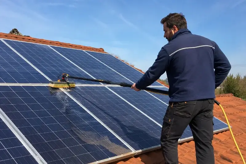Nettoyage et entretien de panneaux solaires à Soual
